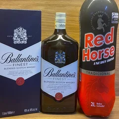 Combo Ballantines 1l + 1 Red Horse 2l