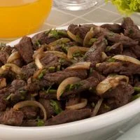 Marmitex P Isca de Fígado Grelhada