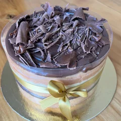 Torta Naked Cake -Chocolate com maracujá