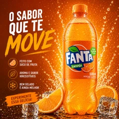 Fanta laranja 600ml