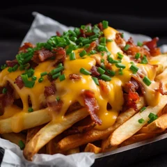 BATATA FRITA C\ BACON E CHEDAR