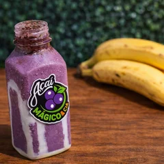 Batidinha de Açaí garrafa 300ML - (BANANA, LEITE EM PÓ E LEITE CONDENSADO)  