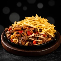 Carne de Sol com fritas