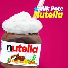  Shake mix no pote de Nutella