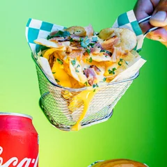Chips com Cheddar e Bacon