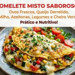 OMELETE VEGETARIANO.