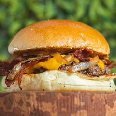 TOMATTO CHEESE BURGUER BACON
