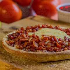 Esfiha Carne Queijo Bacon