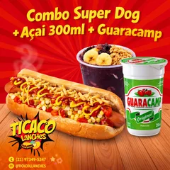 Super Dog + Açaí 300ml + Guaracamp