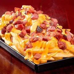 Batata Frita Cheddar e Bacon