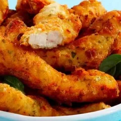 Marmitex Isca de frango empanado (P)