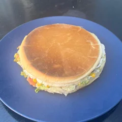 X-batatinha prensado