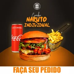 Combo 1 Burguer Naruto+batata+refri