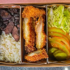 Marmita frango frito + coca 200 ml