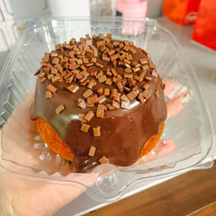 Caseirinho de cenoura com chocolate 