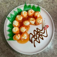 Gunkan de Salmão Geleia de pimenta com 12 peças