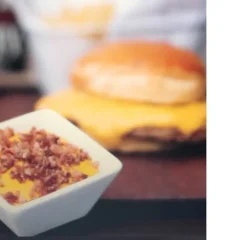  Molho cheddar com bacon