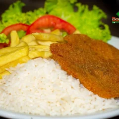 Filé de peixe á milanesa