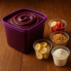 Pote de Açaí 2l para 4 pessoas (500ml para cada) + Adicionais Separados