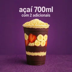 Açaí 700 Ml - 2 Adicionais Gratuitos