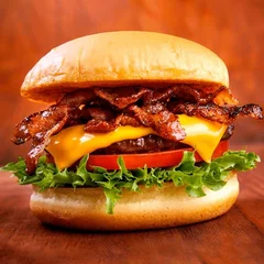 Burger salada Bacon