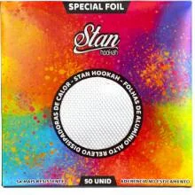 Papel Alumínio Stan Hookah Relevo Com 50 Folhas