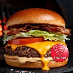 N°3 - Twister Burger De R$ 37,90 por R$ 29,90 -21% OFF!