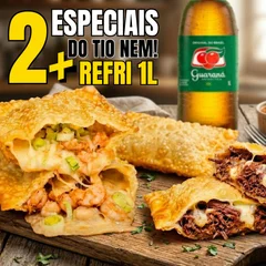 COMBO 2 ESPECIAIS DO TIO + REFRI 1L