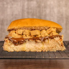 Hot Dog Doce Prensado - Paçoca