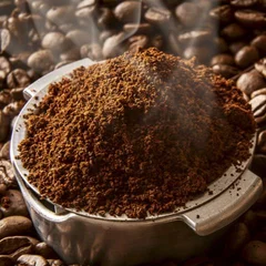 Pó de café moído na hora a Cada 100g