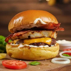 Braza Tropical | Hambúrguer com Abacaxi e Bacon