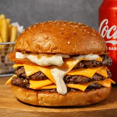  Triplo Smash + Batata + Coca Cola 350ml