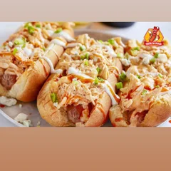 Dogão de frango com salsicha 