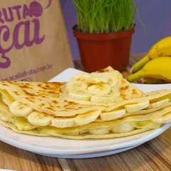 Crepe Banana com queijo