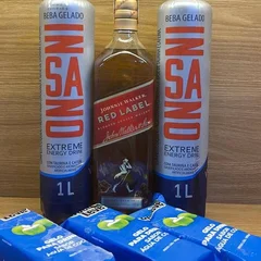 Combo Red Label 1l + 2 Insano 1l +  3 Gelo De Coco 200ml