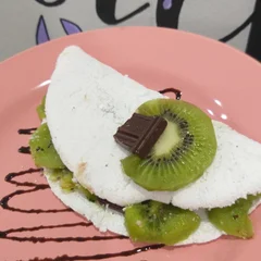 Tapioca Nutella, Creme de Ninho e Kiwi