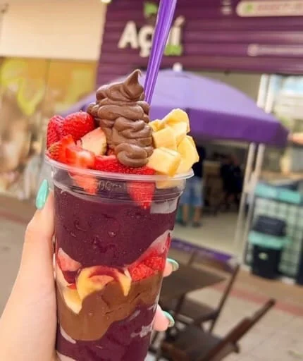 Açaí Frutella (Nutella + Morango + Banana) - 500ml