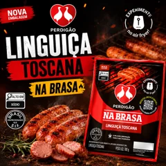 LINGUIÇA TOSCANA NA BRASA PERDIGÃO 700g