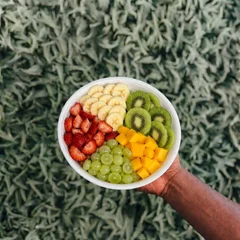 Açai Cremoso com Frutas + Uma Cobertura Grátis