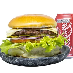 Zampa salad burguer + Cola-Cola