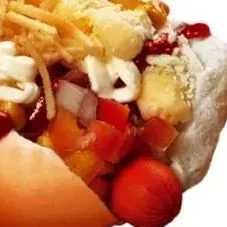 Hot dog bacon