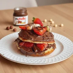 Nutella com morangos Frescos (Super Recheado)