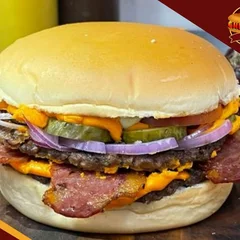 American Double Burguer Bacon 