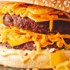 # ( Nachos Double Burger ) !! - Opção De Montar Combo