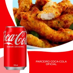 Isca de frango empanado (P)+ Coca Cola Lata 350ml