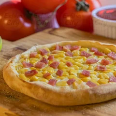 Esfiha Queijo Milho Bacon