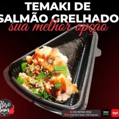 Temaki - salmão grelhado