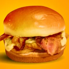 Chicken Burger Bacon Empanado