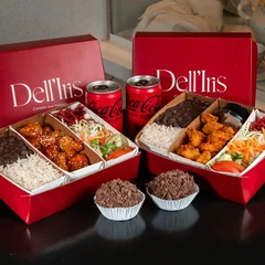 Combo do amor - 2 Refeições com salada + 2 coquinhas + 2 brigadeiros