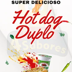HOT DOG DUPLO SALSICHA